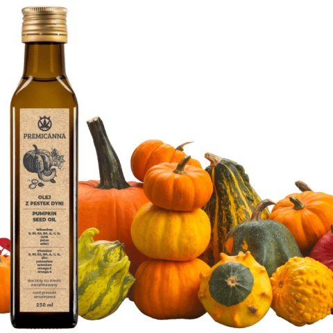 Olej z pestek dyni 250ml Olej z pestek dyni 250ml