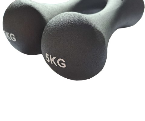 CIĘŻARKI ŻELIWNE POKRYTE NEOPRENEM 2 X 5 KG CIĘŻARKI ŻELIWNE POKRYTE NEOPRENEM 2 X 5 KG