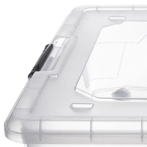 Pojemnik pod łózko na kółkach schowek niski XXL 50 l 80x60x20 cm Pojemnik pod łózko na kółkach schowek niski XXL 50 l 80x60x20 cm