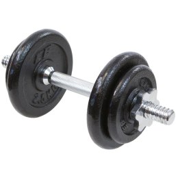 Hantla żeliwna 10kg walizka Enero Fit zestaw 7 elementów