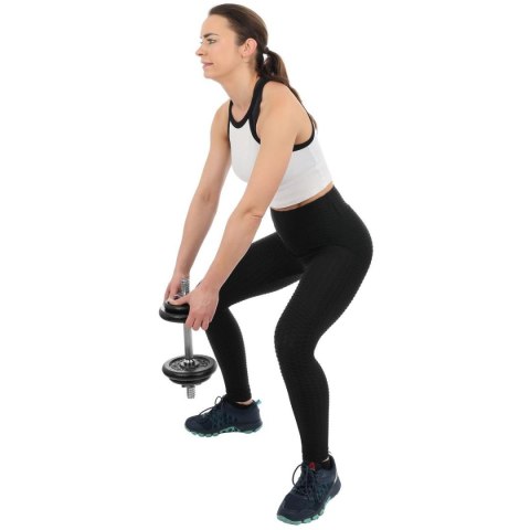 Hantla żeliwna 10kg walizka Enero Fit zestaw 7 elementów Hantla żeliwna 10kg walizka Enero Fit zestaw 7 elementów