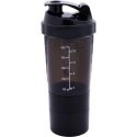 BIDON FITNESS SHAKER 500ML BLACK PURE 2 IMPROVE