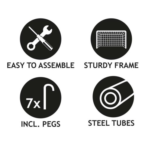 BRAMKA DO PIŁKI NOŻNEJ Z SIATKĄ 300x205x120CM DUNLOP BRAMKA DO PIŁKI NOŻNEJ Z SIATKĄ 300x205x120CM DUNLOP