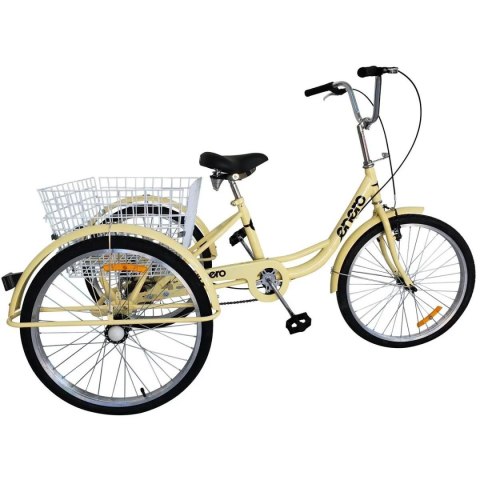 ROWER 3-KOŁOWY 24 WANILIOWY SHIMANO 6-biegowy