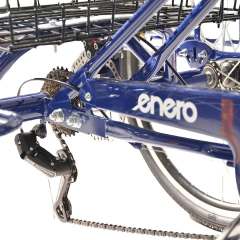 ROWER 3-KOŁOWY SKŁADANY 24 GRANATOWY SHIMANO 7-BIEGOWY