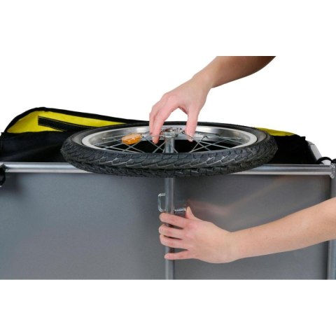 PRZYCZEPKA ROWEROWA 70x65x30CM DO 40KG DUNLOP PRZYCZEPKA ROWEROWA 70x65x30CM DO 40KG DUNLOP