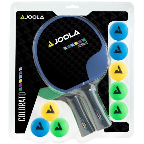 ZESTAW DO TENISA STOŁOWEGO JOOLA COLORATO 2 RAKIETKI 8 PIŁECZEK ZESTAW DO TENISA STOŁOWEGO JOOLA COLORATO 2 RAKIETKI 8 PIŁECZEK