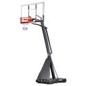 ZDK027 Kosz do koszykówki NILS regulowany 77–104 cm czarno-pomarańczowy