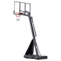 ZDK027 Kosz do koszykówki NILS regulowany 77–104 cm czarno-pomarańczowy