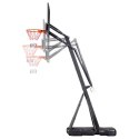 ZDK027 Kosz do koszykówki NILS regulowany 77–104 cm czarno-pomarańczowy