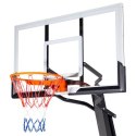 ZDK027 Kosz do koszykówki NILS regulowany 77–104 cm czarno-pomarańczowy