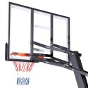 ZDK027 Kosz do koszykówki NILS regulowany 77–104 cm czarno-pomarańczowy