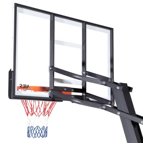 ZDK027 Kosz do koszykówki NILS regulowany 77–104 cm czarno-pomarańczowy ZDK027 Kosz do koszykówki NILS regulowany 77–104 cm czarno-pomarańczowy