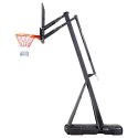 ZDK027 Kosz do koszykówki NILS regulowany 77–104 cm czarno-pomarańczowy