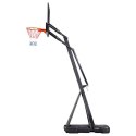 ZDK027 Kosz do koszykówki NILS regulowany 77–104 cm czarno-pomarańczowy