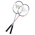 Alumtec 329K zestaw 2 rakiet badminton WISH z pokrowcem niebieska/czerwona