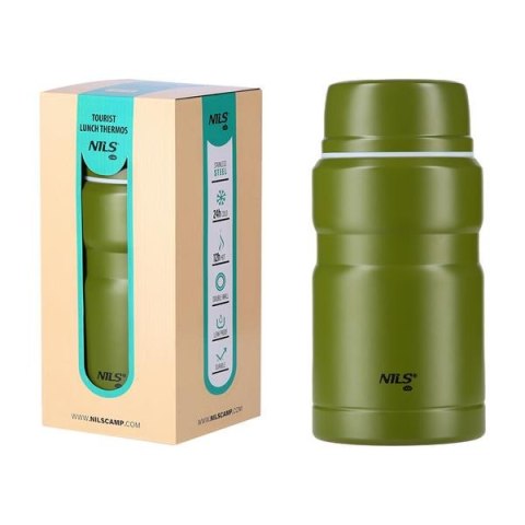 NCT02 Termos obiadowy 750 ml NILS CAMP + łyżka stal nierdzewna NCT02 Termos obiadowy 750 ml NILS CAMP + łyżka stal nierdzewna