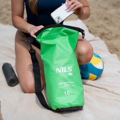 NC1703 WOREK WODOODPORNY ZIELONY 10L NILS CAMP NC1703 WOREK WODOODPORNY ZIELONY 10L NILS CAMP