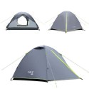 Namiot Kempingowy NC6004 3-osobowy NILS CAMP - Wodoodporny, Szybki Montaż