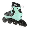 NA11230A MIĘTOWE LED ROZM. L(39-42) ŁYŻWOROLKI NILS EXTREME