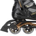 Łyżworolki NA2150 NILS EXTREME czarno-złote –styl, prędkość i komfort jazdy