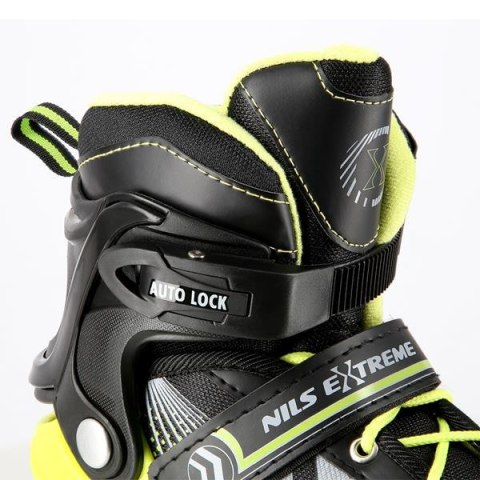 NH18192 4w1 CZARNO-ZIELONY ROZM.M(34-38) ŁYŻWOROLKI Z WYM. PŁ. HOKEJOWĄ NILS EXTREME NH18192 4w1 CZARNO-ZIELONY ROZM.M(34-38) ŁYŻWOROLKI Z WYM. PŁ. HOKEJOWĄ NILS EXTREME