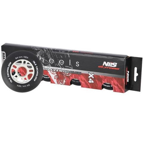 PU 84x24 82A CZARNE MATOWE KÓŁKA (4 szt.) NILS EXTREME PU 84x24 82A CZARNE MATOWE KÓŁKA (4 szt.) NILS EXTREME