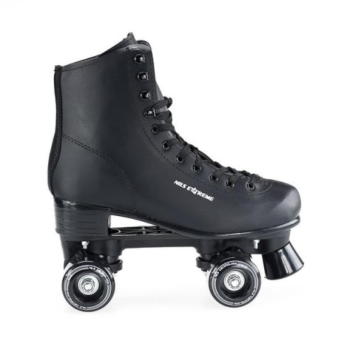 Stabilne w Kolorze Czarnym, Wygodne w Stylu Retro Wrotki o Rozmiarze 39 Stabilne w Kolorze Czarnym, Wygodne w Stylu Retro Wrotki o Rozmiarze 39