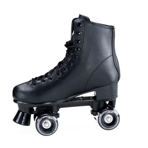 Stabilne w Kolorze Czarnym, Wygodne w Stylu Retro Wrotki o Rozmiarze 39 Stabilne w Kolorze Czarnym, Wygodne w Stylu Retro Wrotki o Rozmiarze 39