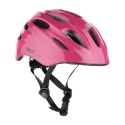 Różowy Kask dla Dziecka z LED Rozmiar S (44-50 cm) - Wygodny i Bezpieczny