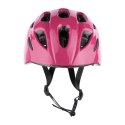 Różowy Kask dla Dziecka z LED Rozmiar S (44-50 cm) - Wygodny i Bezpieczny