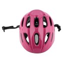 Różowy Kask dla Dziecka z LED Rozmiar S (44-50 cm) - Wygodny i Bezpieczny