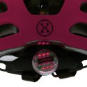 Różowy Kask dla Dziecka z LED Rozmiar S (44-50 cm) - Wygodny i Bezpieczny