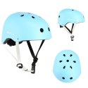 MTW001 NIEBIESKI KASK ROWEROWY NILS EXTREME ROZM. M (55-58CM) - BEZPIECZNY