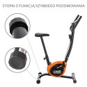 RW3011 Rower mechaniczny One Fitness czarno-pomarańczowy siodełko regulowane