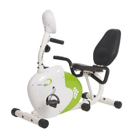 R9259 Poziomy rower magnetyczny HMS 9 kg biało-zielony z oparciem R9259 Poziomy rower magnetyczny HMS 9 kg biało-zielony z oparciem