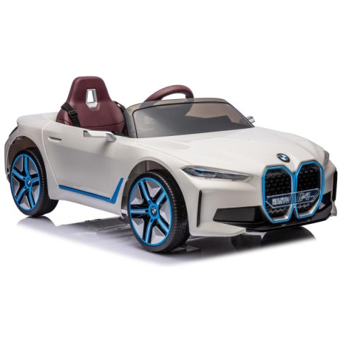 SAMOCHÓD NA AKUMULATOR LICENCJA BMW i4 BIAŁY SAMOCHÓD NA AKUMULATOR LICENCJA BMW i4 BIAŁY