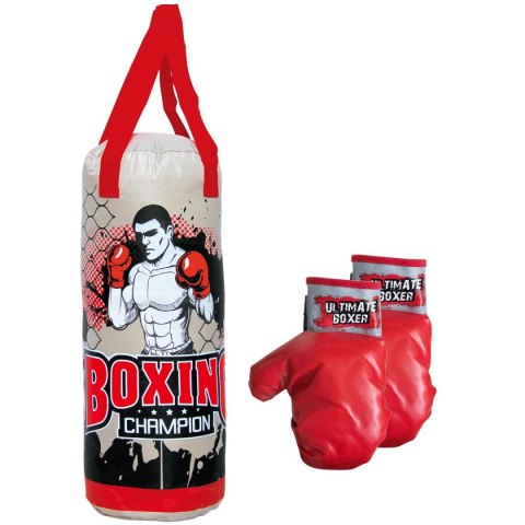 ZESTAW BOKSERSKI ENERO JUNIOR WOREK TRENINGOWY 50x18CM I RĘKAWICE ZESTAW BOKSERSKI ENERO JUNIOR WOREK TRENINGOWY 50x18CM I RĘKAWICE