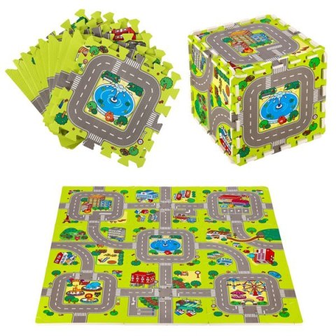 MD02 MATA DZIECIĘCA PUZZLE CARS 9 ELEMENTÓW 90x90CM NILS FUN MD02 MATA DZIECIĘCA PUZZLE CARS 9 ELEMENTÓW 90x90CM NILS FUN