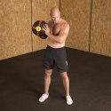 NK04 Piłka lekarska 4 kg HMS czarno–czerwona fitness