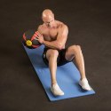 NK04 Piłka lekarska 4 kg HMS czarno–czerwona fitness