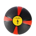 NK06 Piłka lekarska 6 kg HMS czarno-czerwona