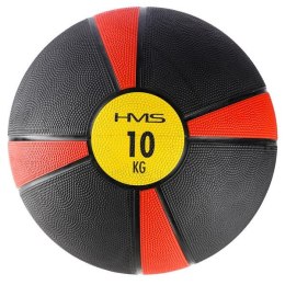 NK10 Piłka lekarska 10 kg z uchwytami HMS czarna