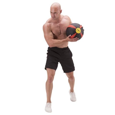 NK10 Piłka lekarska 10 kg z uchwytami HMS czarna NK10 Piłka lekarska 10 kg z uchwytami HMS czarna