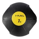 NKU07 Piłka lekarska z uchwytami 7 kg HMS czarna