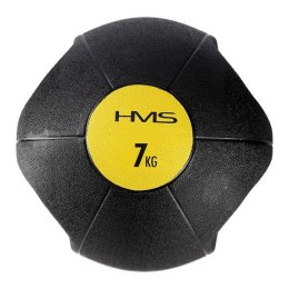 NKU07 Piłka lekarska z uchwytami 7 kg HMS czarna