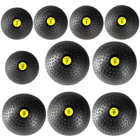 PST04 Slam Ball piłka do ćwiczeń 4 kg HMS czarno-żółta PST04 Slam Ball piłka do ćwiczeń 4 kg HMS czarno-żółta