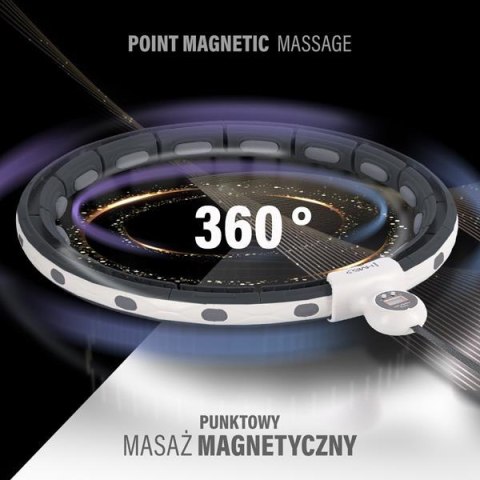 HHM15 BLACK – Hula Hop z Magnesem i Licznikiem HMS HHM15 BLACK – Hula Hop z Magnesem i Licznikiem HMS