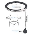 HHM15 BLACK – Hula Hop z Magnesem i Licznikiem HMS
