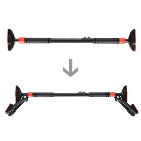 DDG03 drążek rozporowy 96–130cm z kółkami gimnastycznymi HMS premium